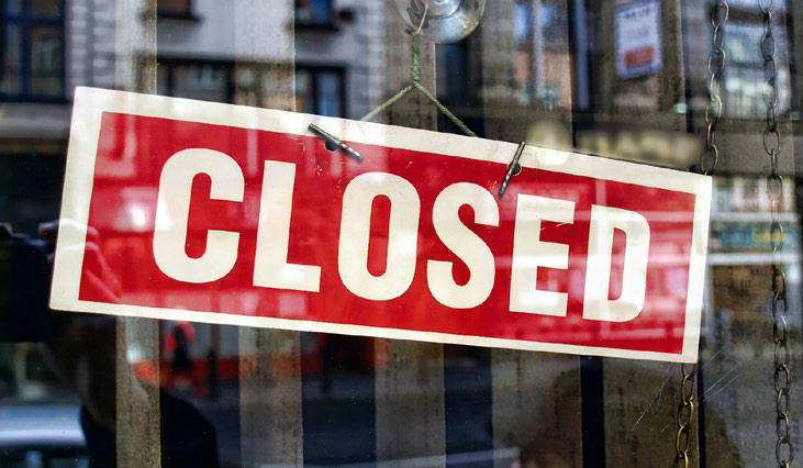 вывеска closed вывеска closed